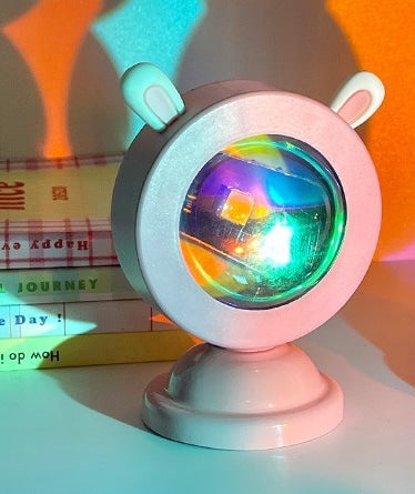 Duhový projektor se zaječíma ušima