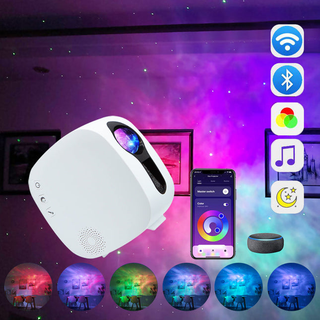 Chytrý LED projektor hvězdné oblohy Wifi