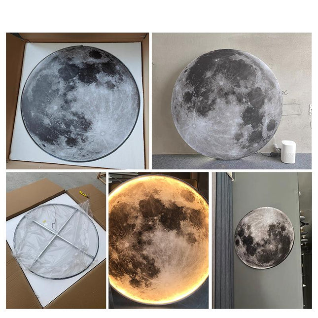 Moderní nástěnná LED lampa měsíc