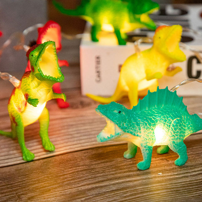 Dinosauří světelný řetěz s 10 LED