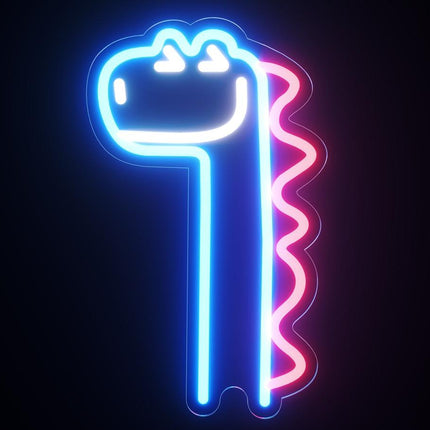 Dekorativní neonová lampa dinosaurus pro děti