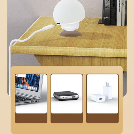 Noční lampička houba měnící 7 barev