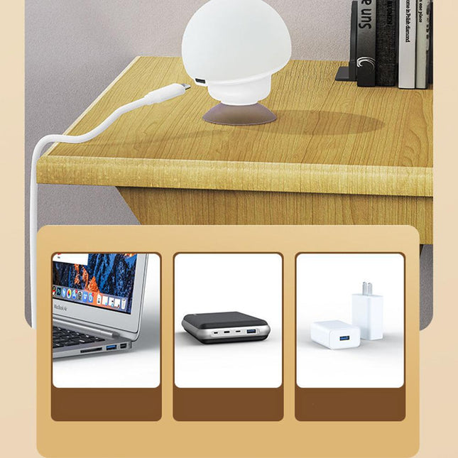 Noční lampička houba měnící 7 barev