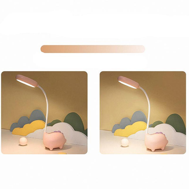 Dětská stolní lampička růžové prasátko