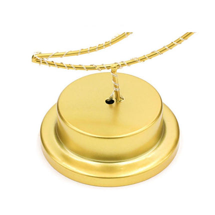 Zlatá dekorativní LED lampa měsíc