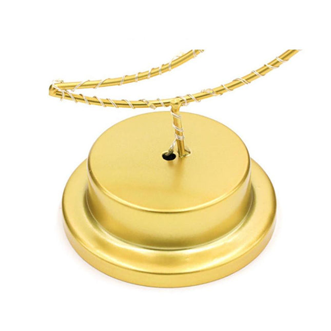 Zlatá dekorativní LED lampa měsíc