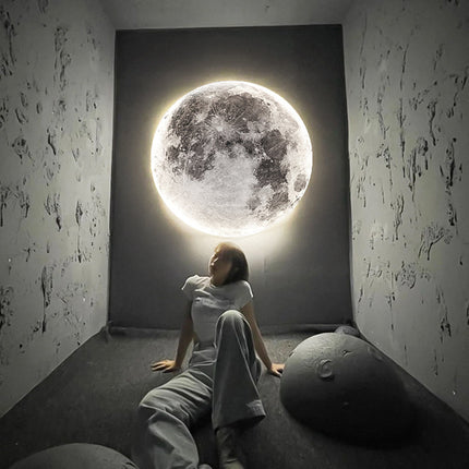 Moderní nástěnná LED lampa měsíc