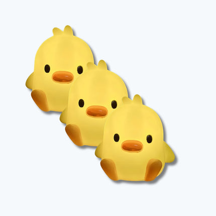 Sada tří nočních světel roztomilá káčátka