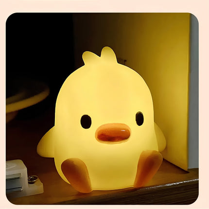 Sada tří nočních světel roztomilá káčátka