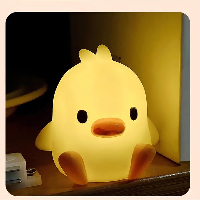 Sada tří nočních světel roztomilá káčátka