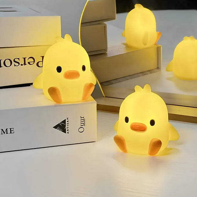 Sada tří nočních světel roztomilá káčátka