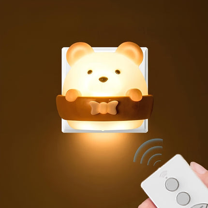 Dobíjecí stmívatelné noční světlo medvídek