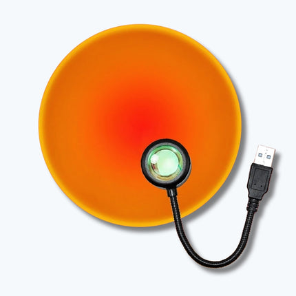 Mini USB projektor lampa západ slunce