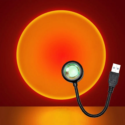 Mini USB projektor lampa západ slunce