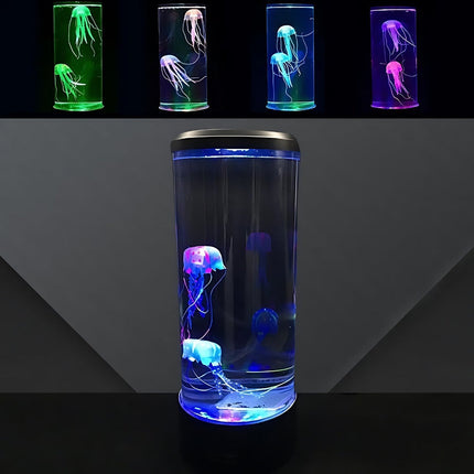 LED lampa akvárium s plovoucími medúzami