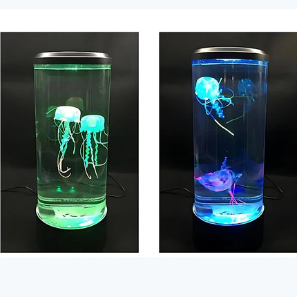 LED lampa akvárium s plovoucími medúzami