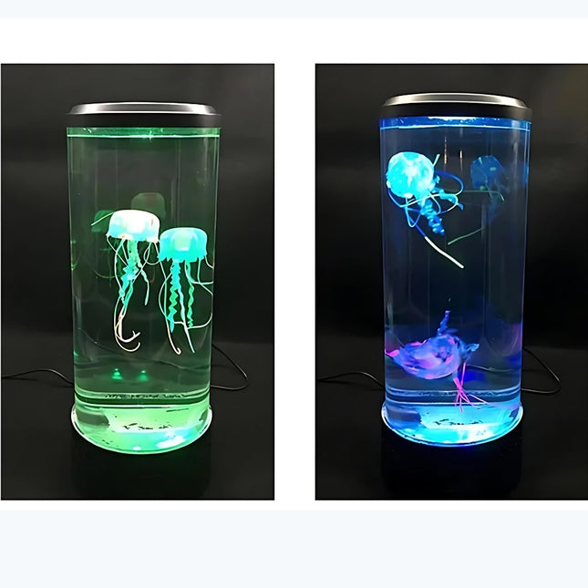 LED lampa akvárium s plovoucími medúzami