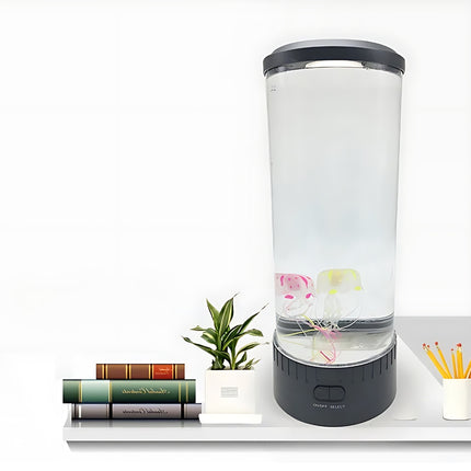 LED lampa akvárium s plovoucími medúzami