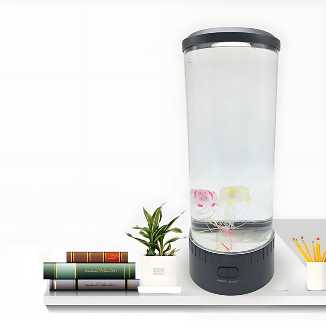 LED lampa akvárium s plovoucími medúzami