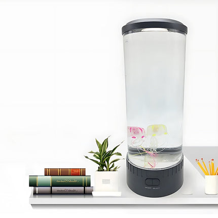 LED lampa akvárium s plovoucími medúzami