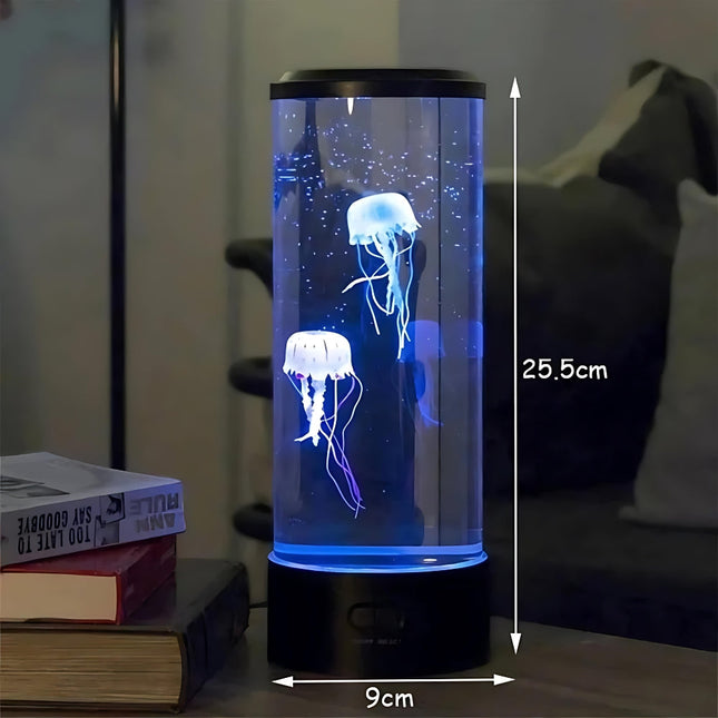 LED lampa akvárium s plovoucími medúzami