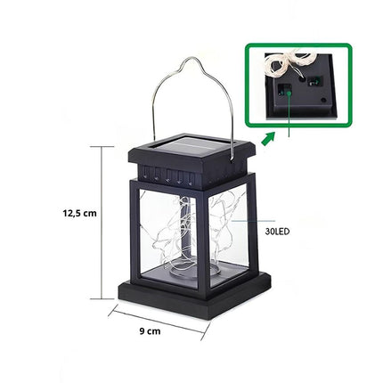 Přenosná solární LED lucerna a lampička