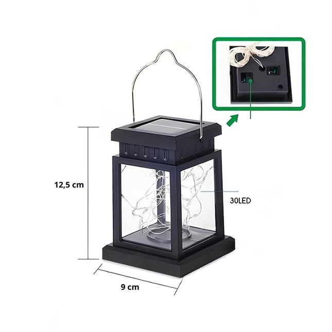 Přenosná solární LED lucerna a lampička