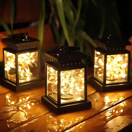 Přenosná solární LED lucerna a lampička