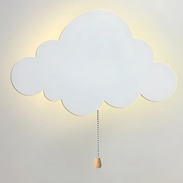 Nástěnné kovové světlo pro děti měsíc