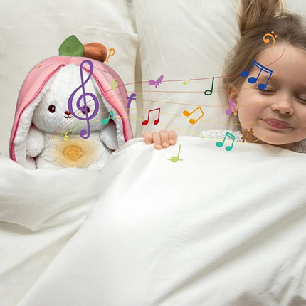 Svítící plyšový zajíček v roztomilém převleku