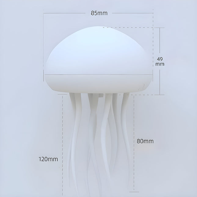 Noční lampička medúza s aktivací zvukem