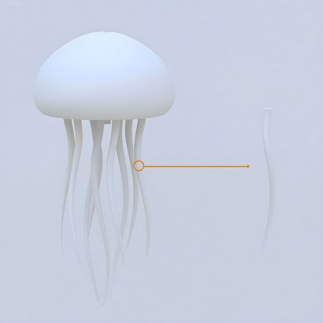 Noční lampička medúza s aktivací zvukem