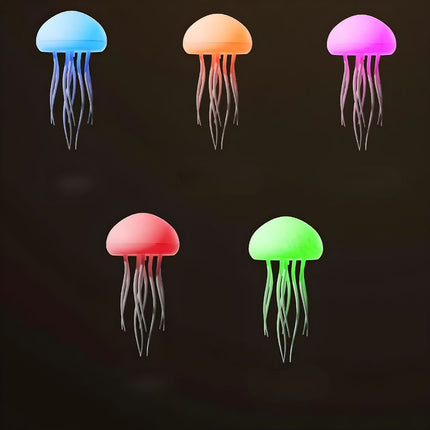 Noční lampička medúza s aktivací zvukem