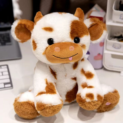 Svítící plyšová hračka pro děti kravička