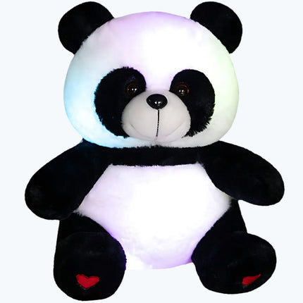 Svítící plyšová panda noční světlo
