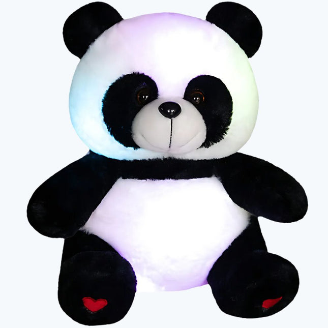 Svítící plyšová panda noční světlo