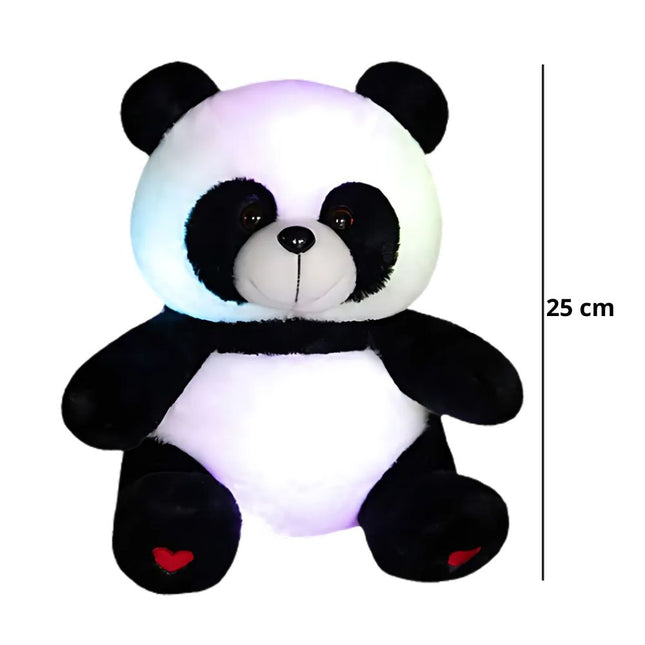 Svítící plyšová panda noční světlo