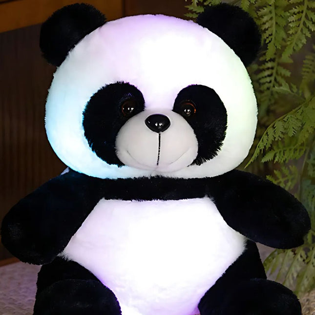 Svítící plyšová panda noční světlo
