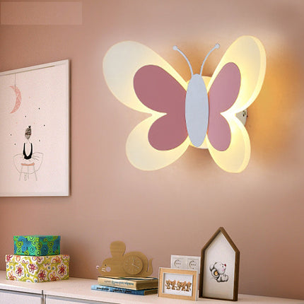 Dětské nástěnné LED světlo motýl