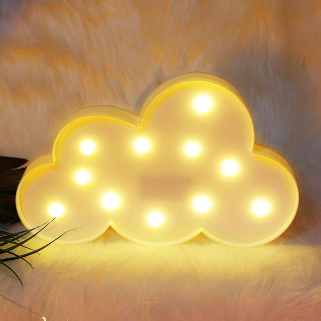 Stolní dekorativní LED lampa mráček