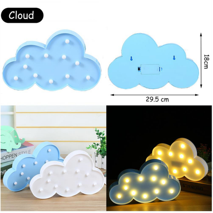 Stolní dekorativní LED lampa mráček