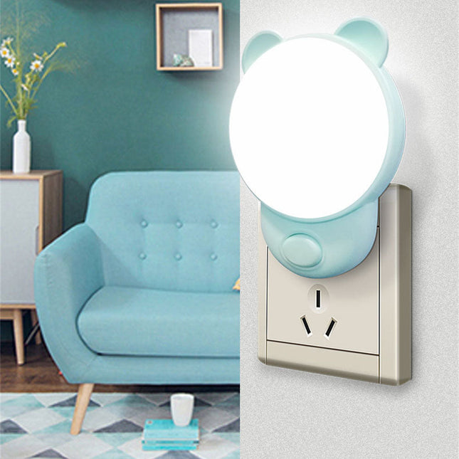 Dětské noční světlo do zásuvky medvídek