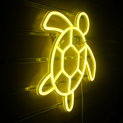 LED neonové světlo ve tvaru želvy