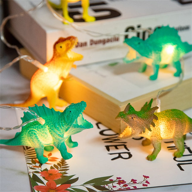 Dětský světelný řetěz s dinosaury