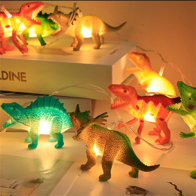 Dětský světelný řetěz s dinosaury