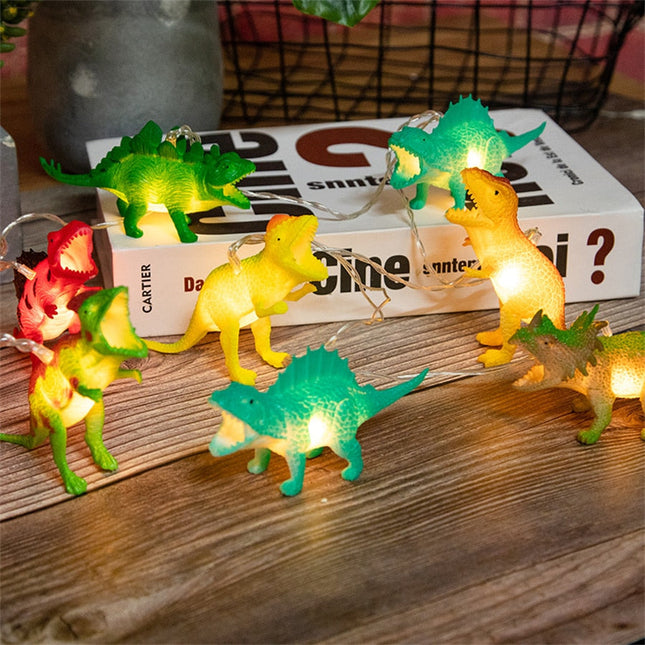Dětský světelný řetěz s dinosaury