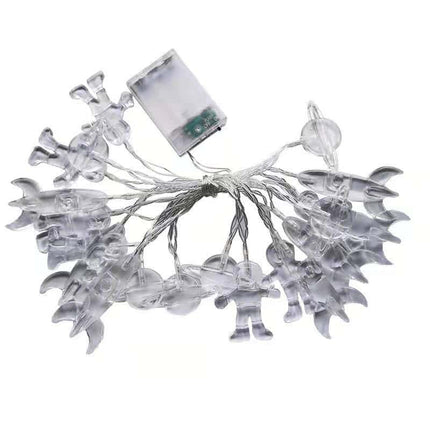 Dětský LED světelný řetěz Vesmír