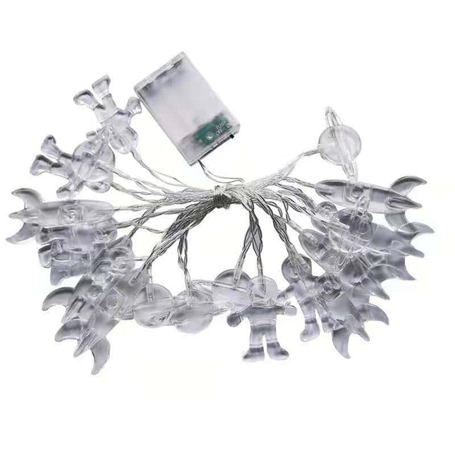 Dětský LED světelný řetěz Vesmír