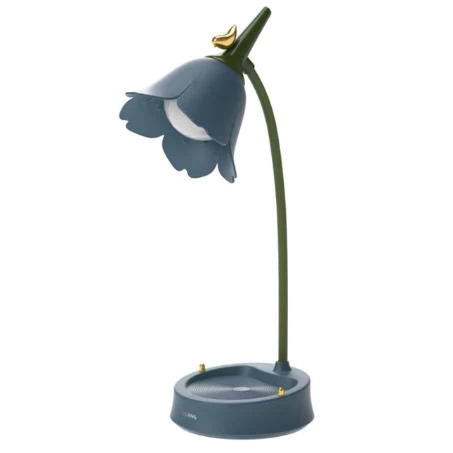 Designová stolní lampa ve tvaru květiny