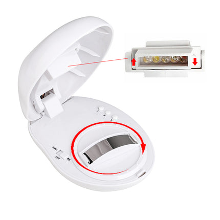 Noční lampa s projekcí duhy